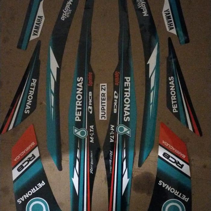 Sticker striping variasi Jupiter Z1 petronas