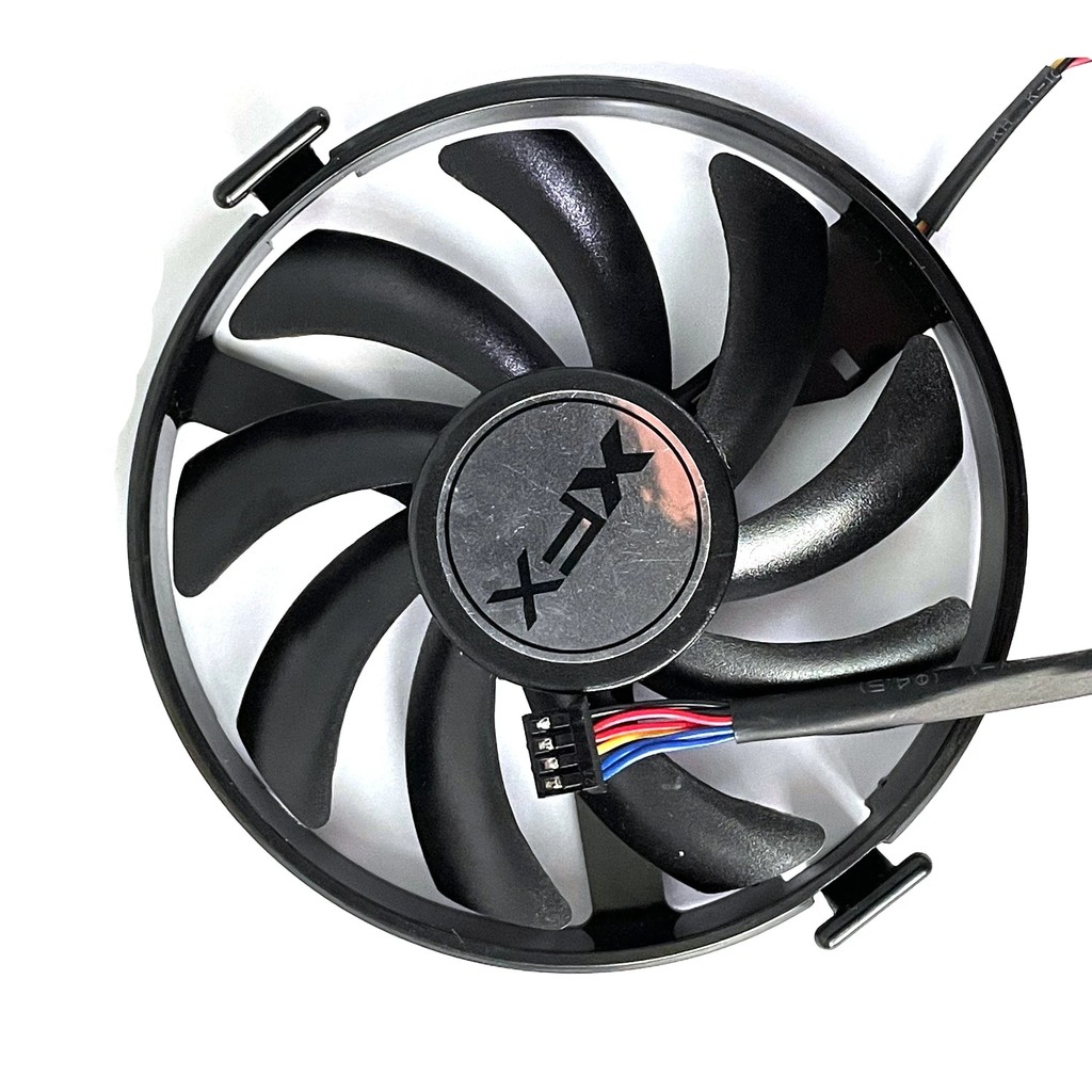 2pcs FDC10U12S9-C 4pin FY09010H12LPB ETH Cooling Fan for Radeon XFX R9 380 X R7 350 360 370 460-2/4 