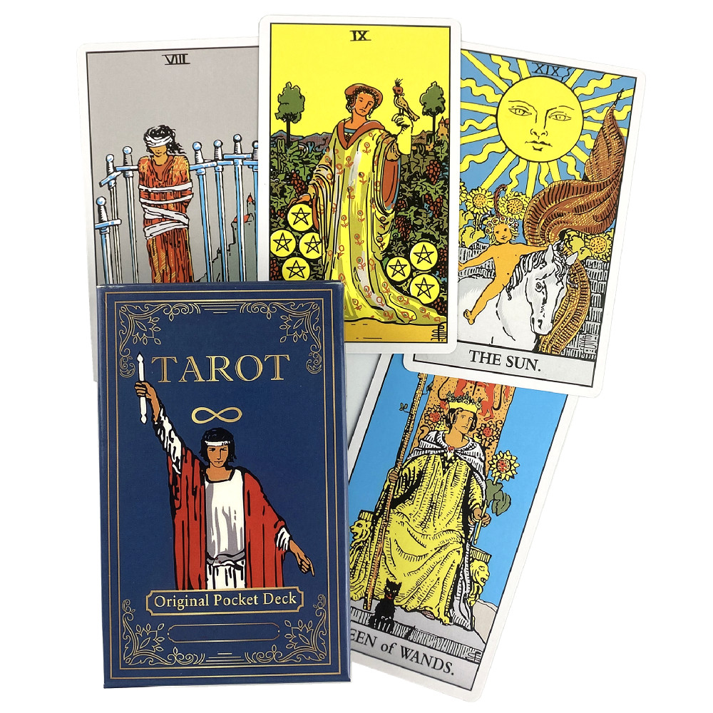 Pagan Tarot Cards Deck English Vision Second Edition Oracle Board Games For Girls Party Playing