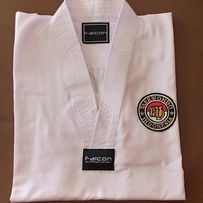 Dobok Taekwondo Kerah Putih