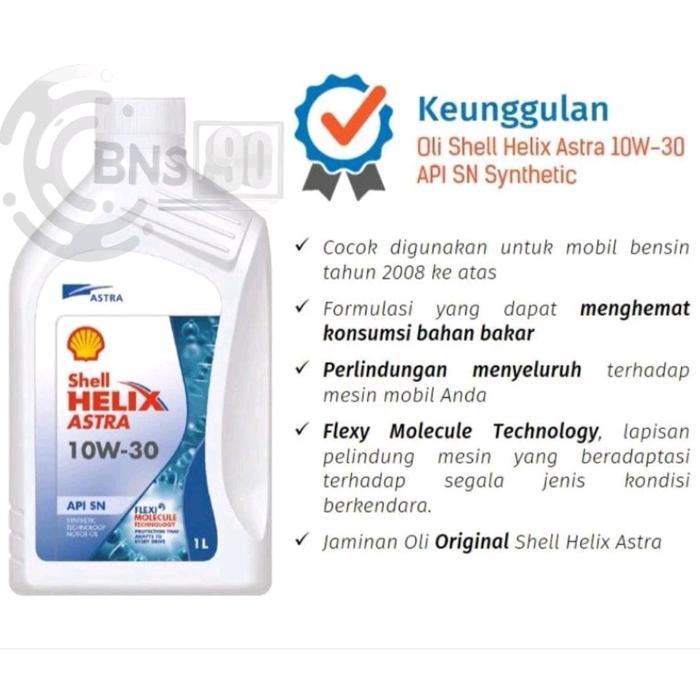 Oli Shell Helix ASTRA 10W-30, 1 Liter