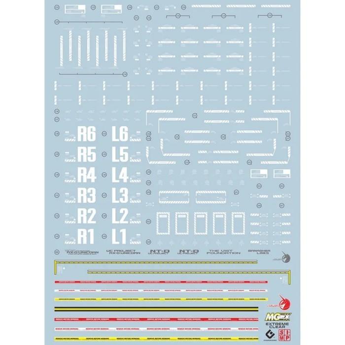 Fluorescent Water Decal Mgex Unicorn Ver Ka Evo Studio Original