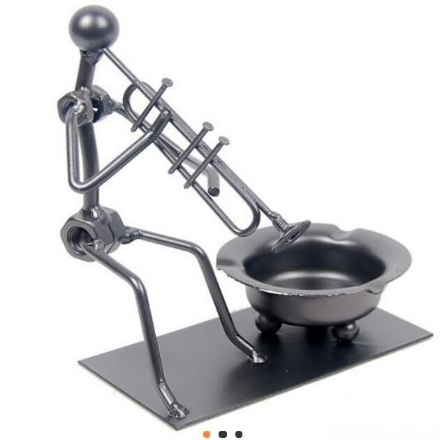 Asbak unik portable besi asbak rokok mini asbak rokok besi