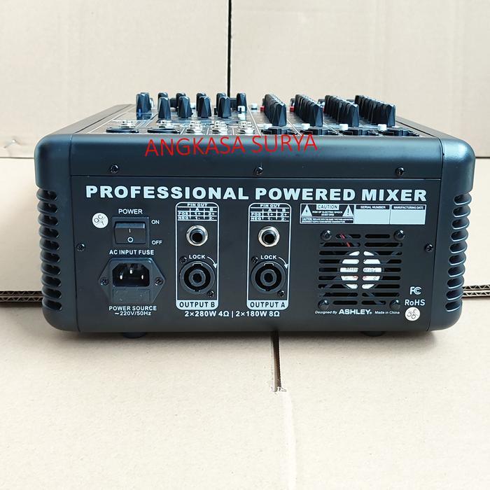 Khusus Instan/Sameday Power Mixer Ashley Martin 602 Original / Mixer Power 6 Channel Ashley