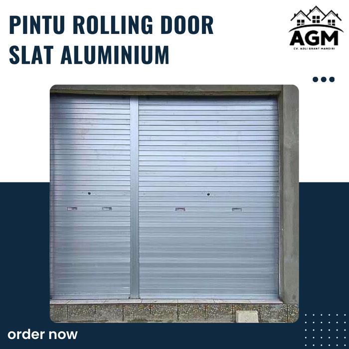 pintu rolling door slat aluminium folding gate