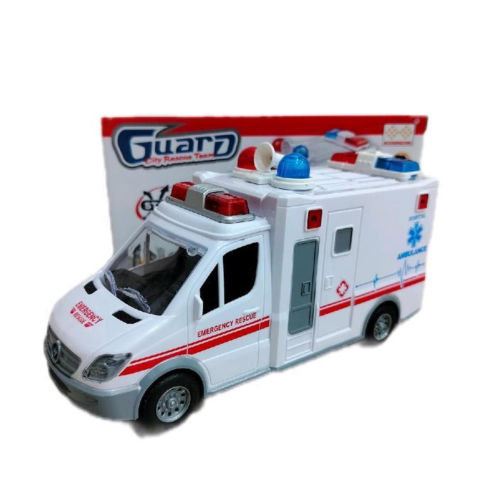 Mainan Anak Mobil Ambulans Lampu Musik