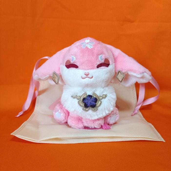 YAE MIKO FOX MASCOT PLUSH KEY CHAIN 18CM - GENSHIN IMPACT KODE 373
