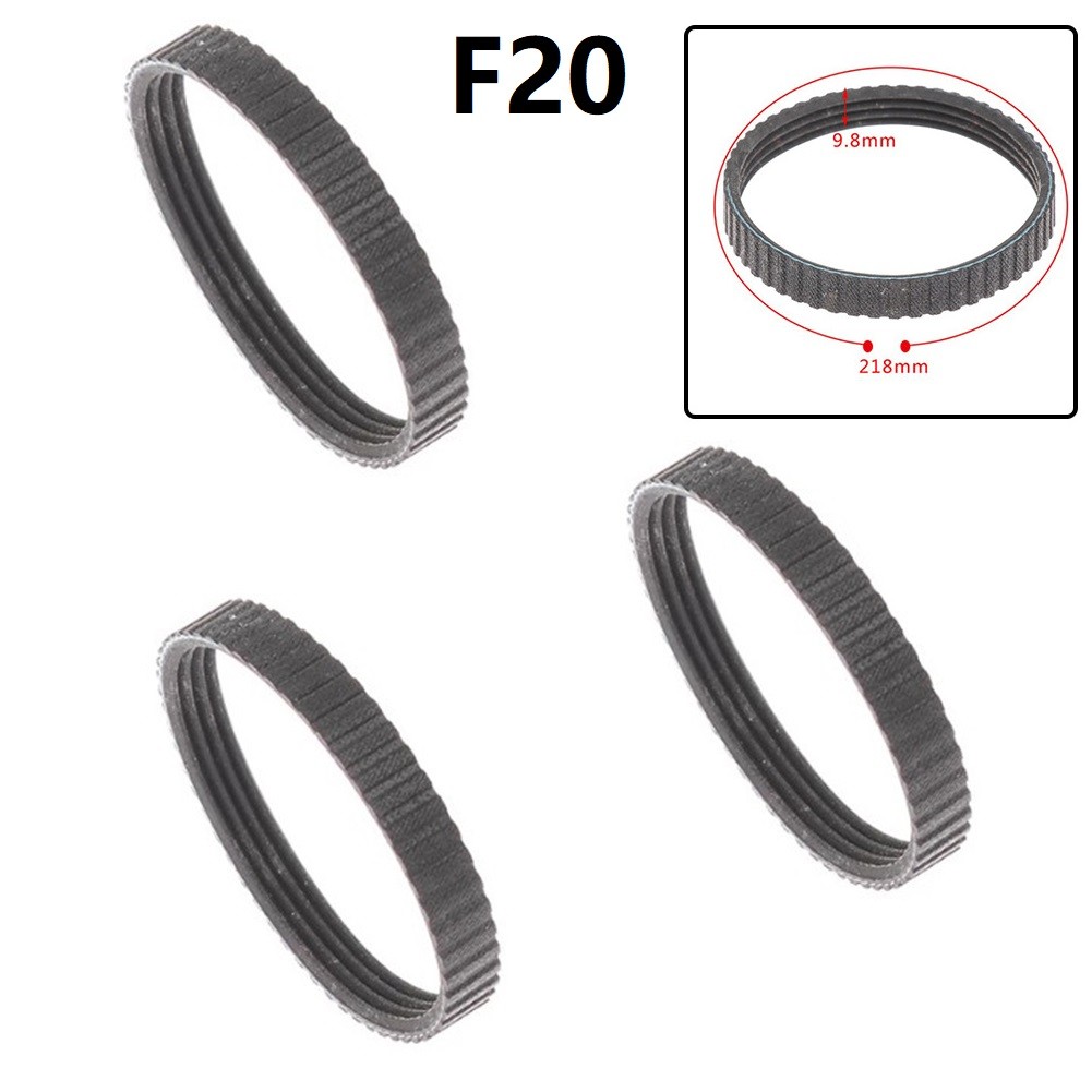 1/3pcs 9.6mm Width Electric Planer Drive Rubber Belt 958718 For F20A P20ST H55SC Black Electric