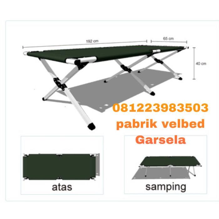 IFY (IMPORT) VELBED/RANJANG LIPAT ALUMUNIUM TERMURAH TERLARIS
