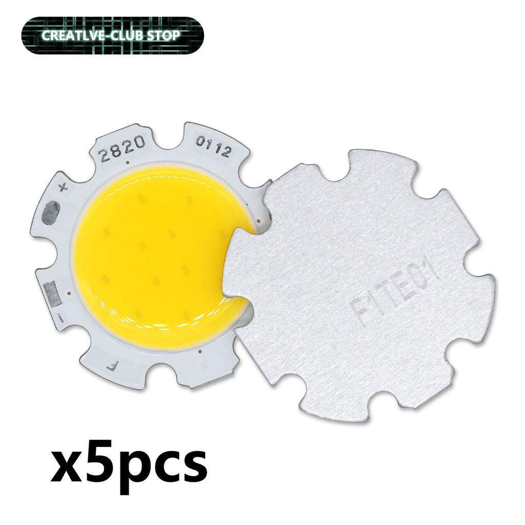 5pcs 3W Source LED COB Chip DC3V 1A for High Power LED Light Bulbs LED Lamp Chip Spot Light