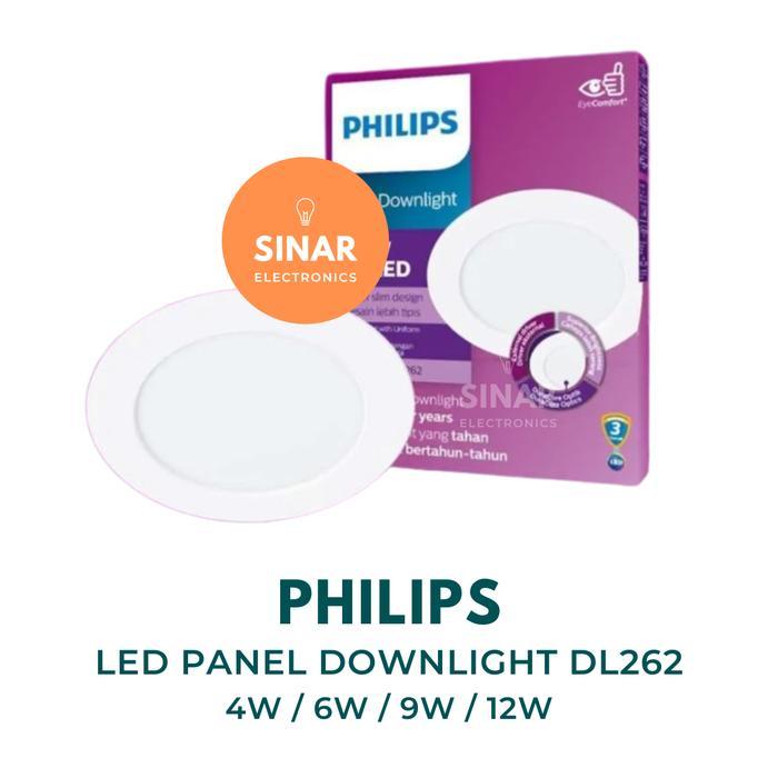 luxp- Dl262 Led Panel Downlight Philips 4W/6W/9W/12W