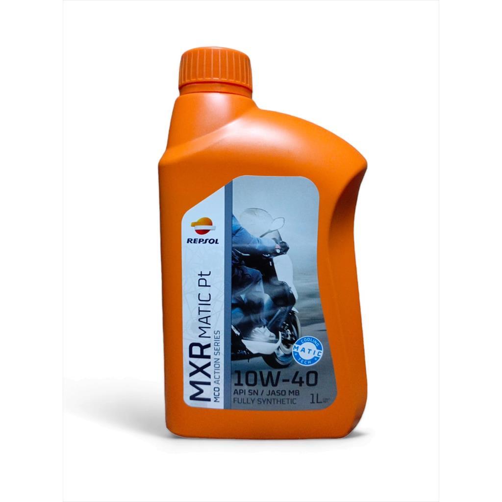 Oli Mesin Motor Repsol MXR Matic Platinum 10W-40 SN MB 1 Liter