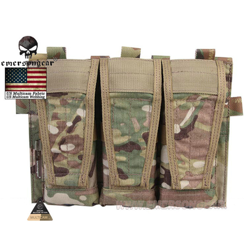 Tactical Mag Pouch Multicam Triad M4 M16 AR15 Magazine Pouch Airsoft Only For Tactical Vest AVS Vest