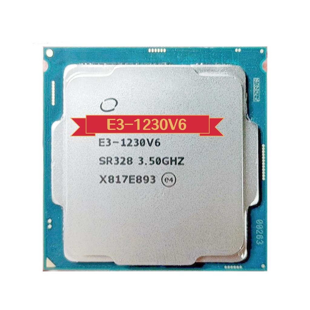 Xeon E3-1230 v6 E3 1230v6 E3 1230 v6 3.5 GHz 4-Core 8-Thread CPU Processor 80W LGA 1151