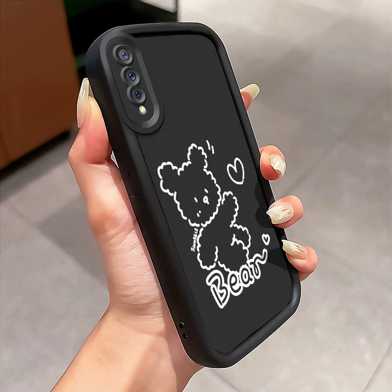 Casing Hp VIVO S1 VIVO S1 Pro Case Casing Lukisan beruang pola Kasus HP Tangga Langit Mewah Silikon 