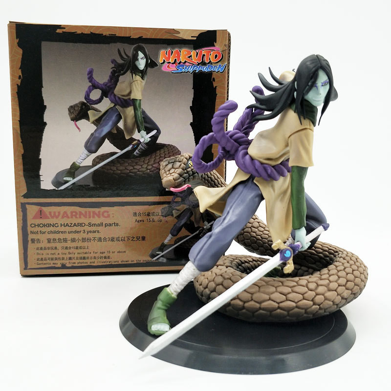 LoverNARUTO Figure Orochimaru Jiraiya Tsunade Fighting PVC Figure NARUTO Orochimaru VS Hiruzen