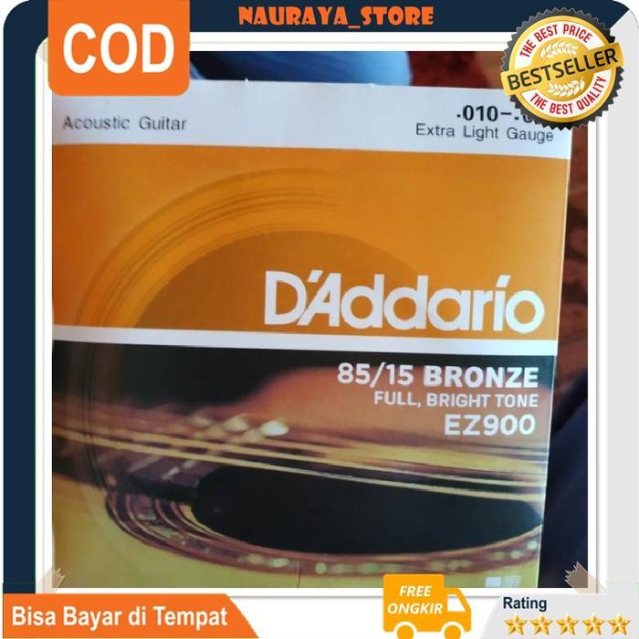 SENAR GITAR AKUSTIK ORIGINAL 1 SET DADARIO D ADDARIO ORI 08 09 10 ORI