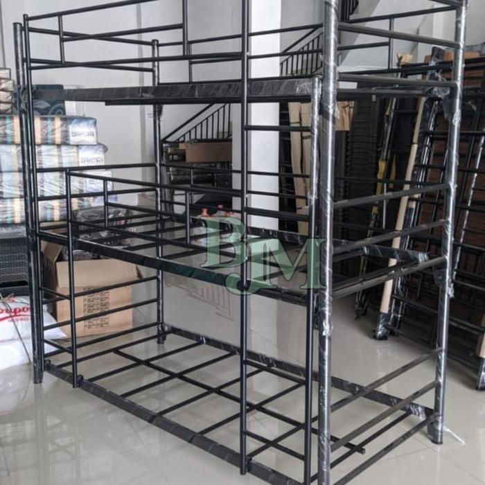 Ranjang Besi Tingkat 3 Susun