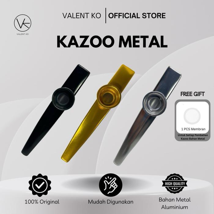 Promo Kazoo Alat Musik Tiup Bahan Metal Kazoo Alat Musik Tiup Bahan Plastik ABS
