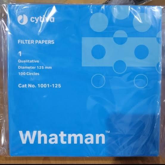 Kertas Filter Whatman No.1 Dia. 125 Mm/Whatman Filter Paper 1001-125