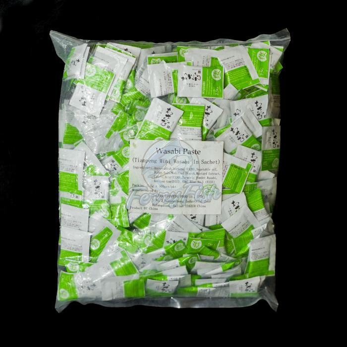 Wasabi Paste Sachet Hot 2.5gr / Wasabi Paste Neri Wasabi 500 pcs