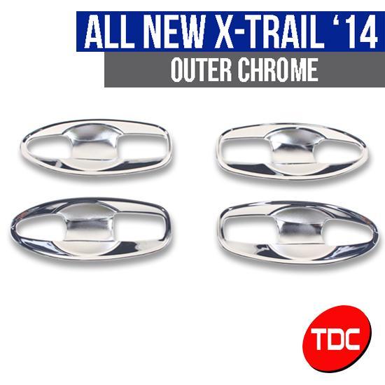 BERGARANSI Nissan XTrail 2014 Outer Chrome Variasi