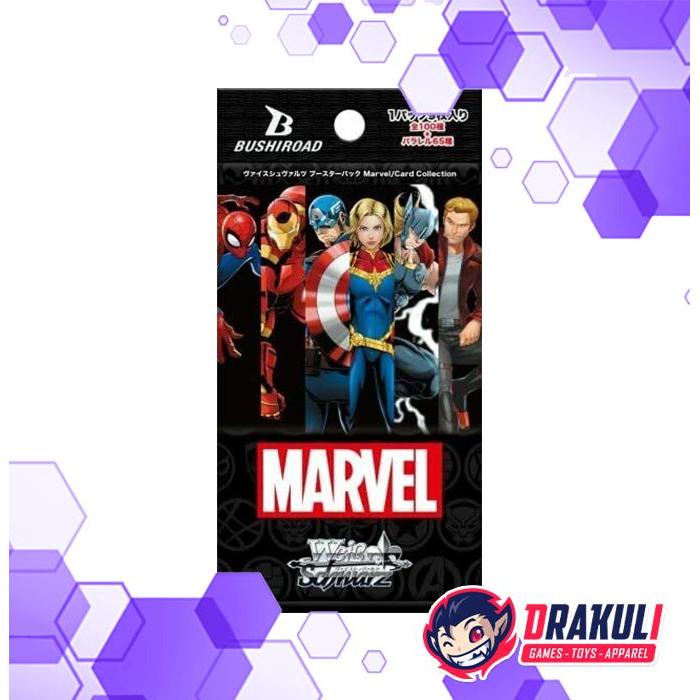 UNLIMITED EDITION TCG WEISS SCHWARZ MARVEL CARD COLLECTION BOOSTER 1ST EDITION (ENGLISH) KODE 718