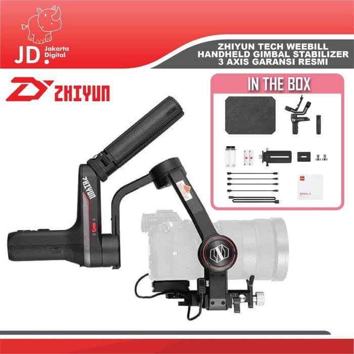 Zhiyun Tech WEEBILL S Handheld Gimbal Stabilizer 3-axis Terbaru Tripod Camera