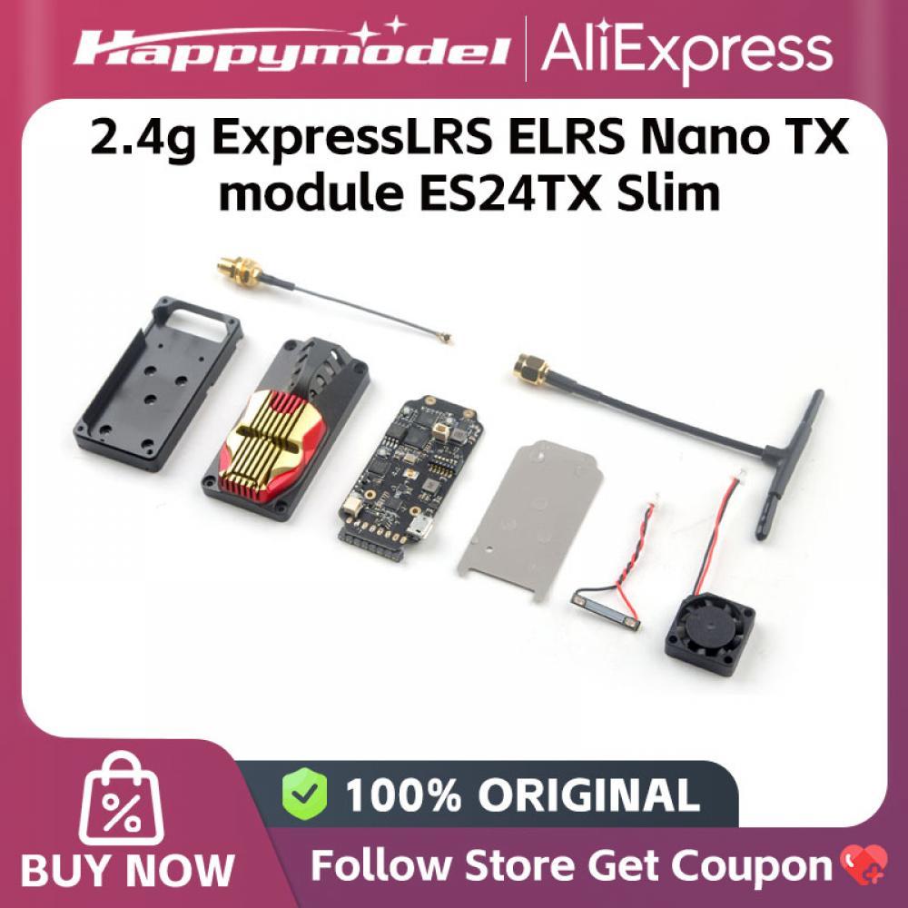 Happymodel 2.4G Expresslrs Elrs Nano Tx Module Es24Tx Slim Pro 250Mw For Frsky X-Lite/X-Lite Pro/X9