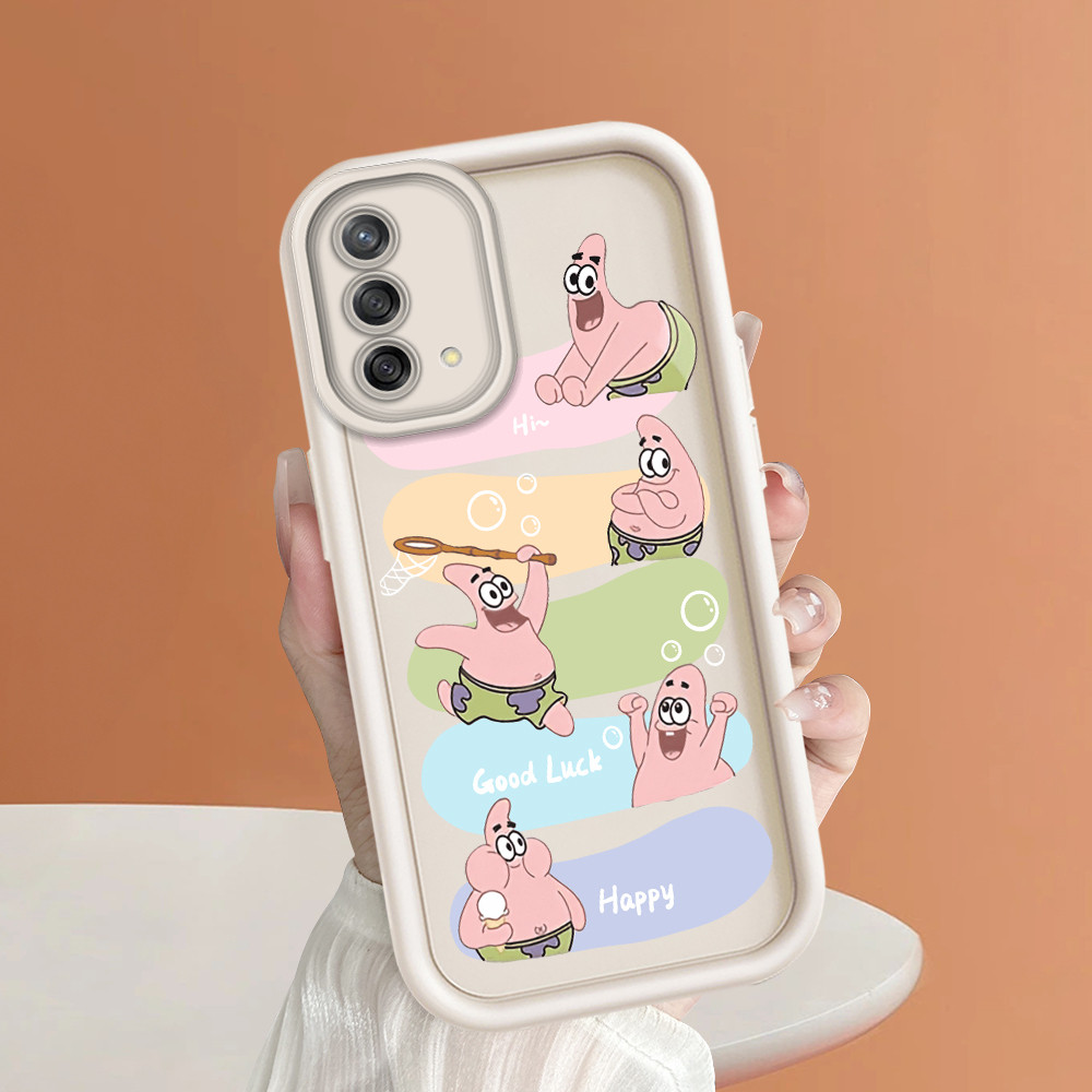 Casing Hp Untuk OPPO A74 A95 4G Case Kesing Protect Phone TY DLJ C8-2608 SpongeBob dan Patrick