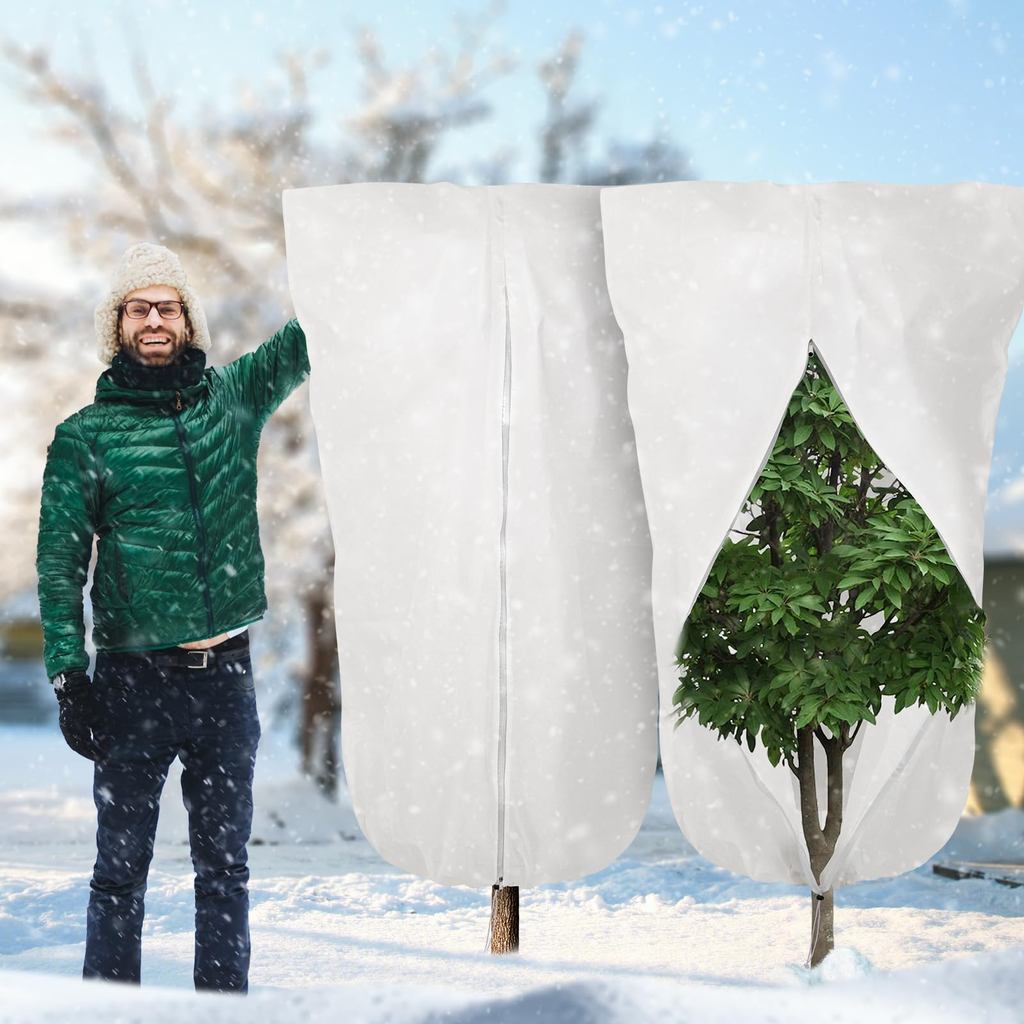 Plant Cover Winter Warm Cover Tree Shrub Plant Protecting Bag Frost Protection For Yard Garden