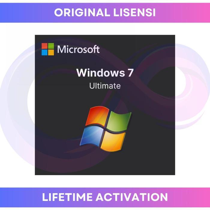 Windows 7 Home Premium Pro Ultimate License Lisensi Key - ORIGINAL