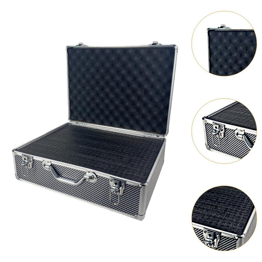 Aluminum Portable Tool Box Waterproof Hard Case Bag Tool Case Safety Instrument Aluminum Case Tool