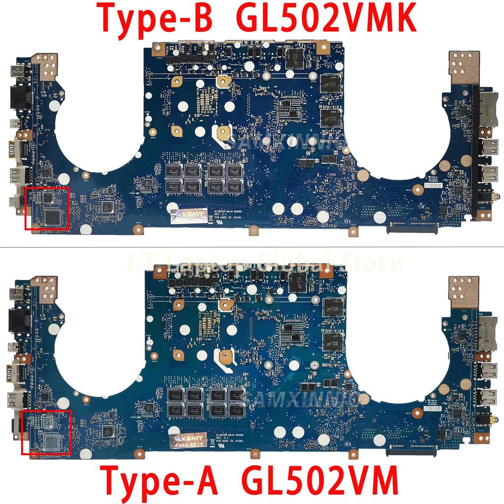 Notebook Mainboard S5VM S5V GL502VM GL502VMK GL502VML GL502VMZ GL502V FX502VM GL502 Laptop Motherboa