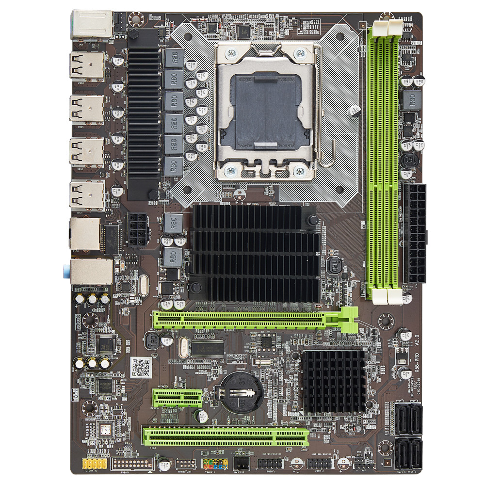X58 LGA 1366 Motherboard LGA1366 Support REG ECC DDR3 and Xeon Processor AMD RX Series Spell  ddr3 4
