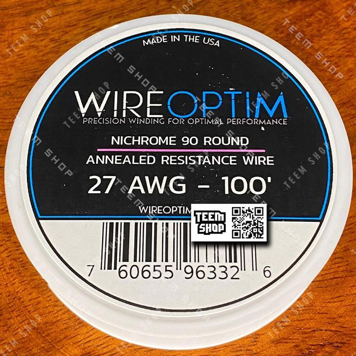 WireOptim Ni90 27 AWG 100 FT