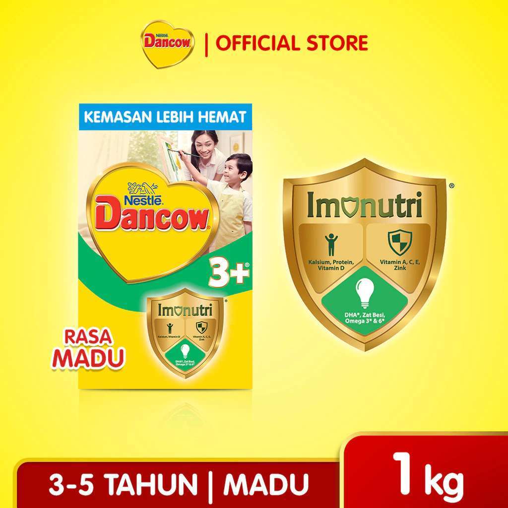 DANCOW 3+ MADU 1 KG - RAJA SUSU