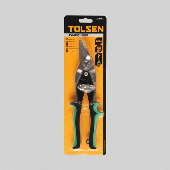 TOLSEN AVIATION SNIPS GUNTING BAJA RINGAN 250MM TOLSEN CRMO GUNTING PLAT HOLO SENG BAJA TANG HOLOW