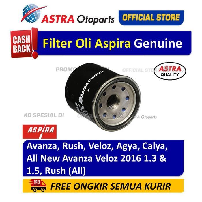 Terlaris - Filter Oli/ Oil Filter Aspira AVANZA, RUSH, VELOZ, AGYA, CALYA, ALL NEW AVANZA VELOZ 2016