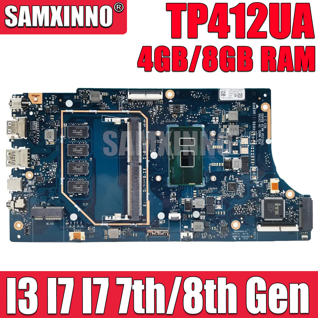 TP412UA Mainboard For ASUS Vivobook Flip 14 TP412U TP412UAF TP412 Laptop Motherboard With I3 I5 I7 C