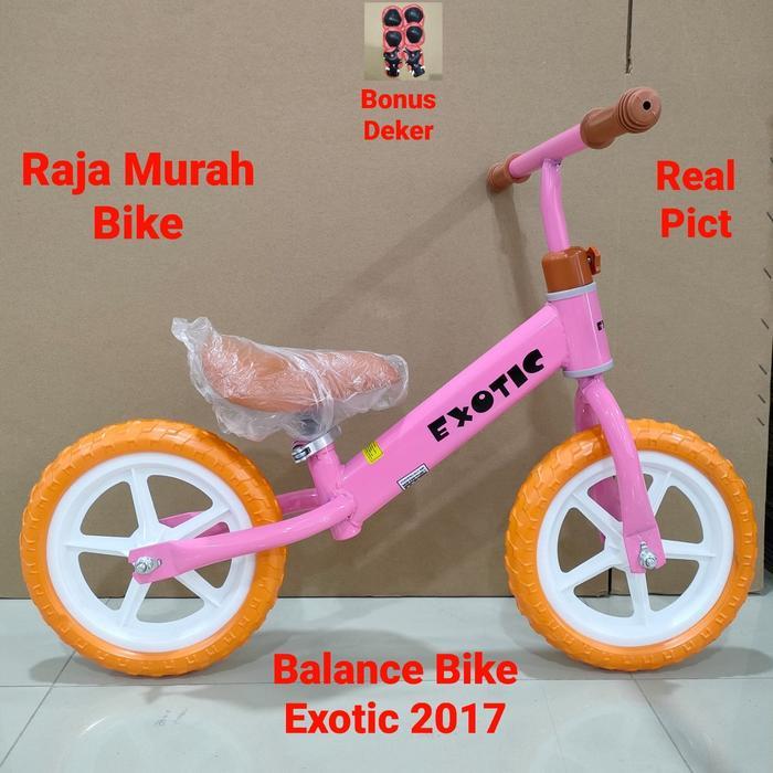 Sepeda Balance Bike Exotic 2017 Push Bike Balance Bike Sepeda PushBike Exotic ET 2017
