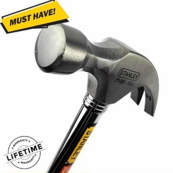 Stanley Palu Kambing 16 Oz Steel Handle Claw Hammer