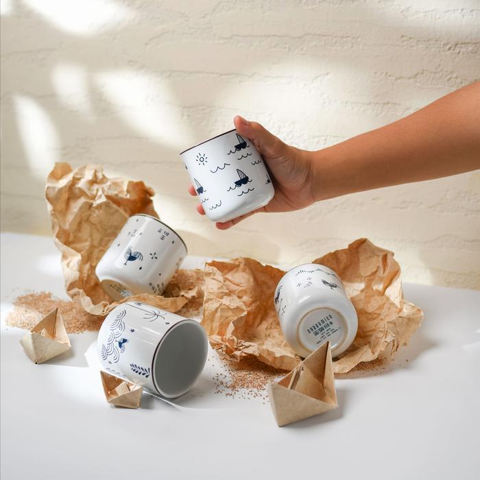 Carramica Gelas Keramik Pesisir Ocha Mug