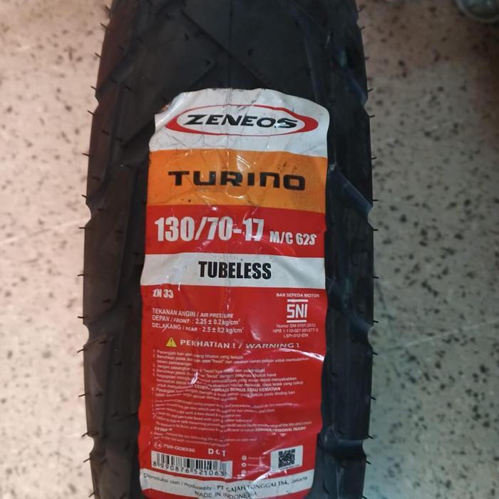 Ban Motor ZENEOS 130/70-17 TURINO TUBELESS
