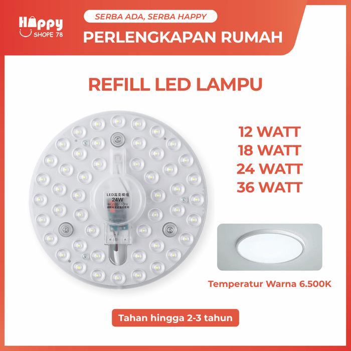 Refil Isi Lampu LED Ceiling 12-36 watt Modul TL Ring Led Lampu Plafon