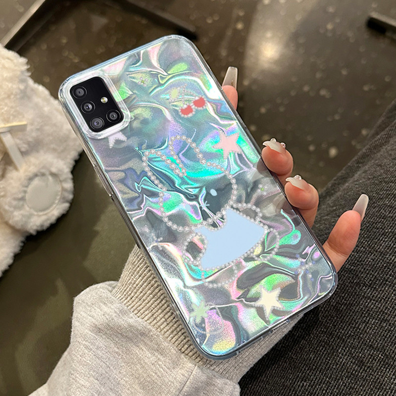 Casing Hp Samsung Galaxy A51 M40s Case Casing HP Softcase ponsel silikon tahan jatuh transparan riak