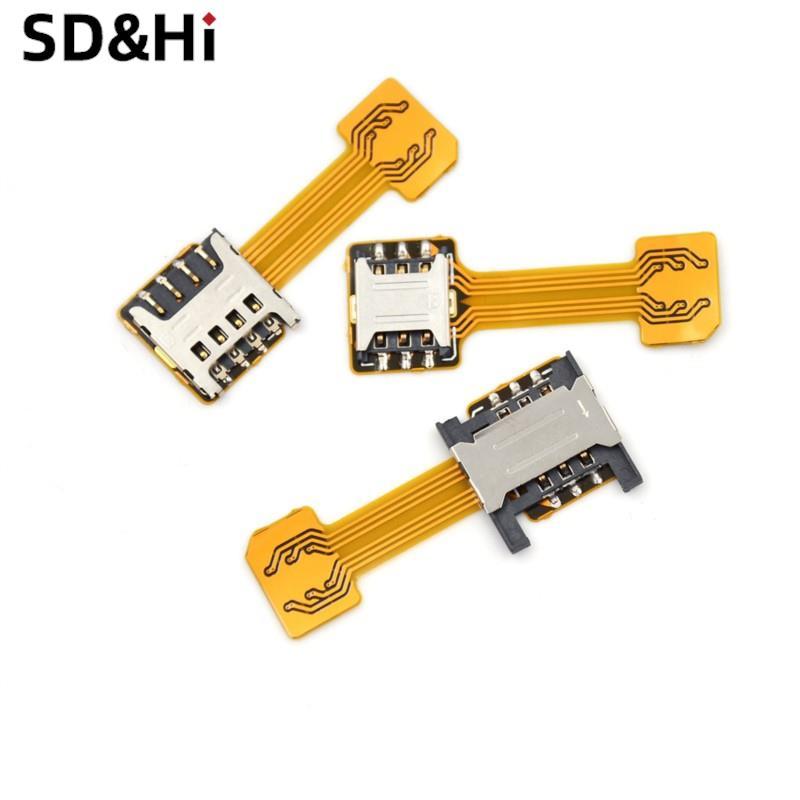 1pc Adapter For Xiaomi/Redmi For Samsung/Huawei Hybrid Double Dual Sim Card Adapter Micro SD Nano