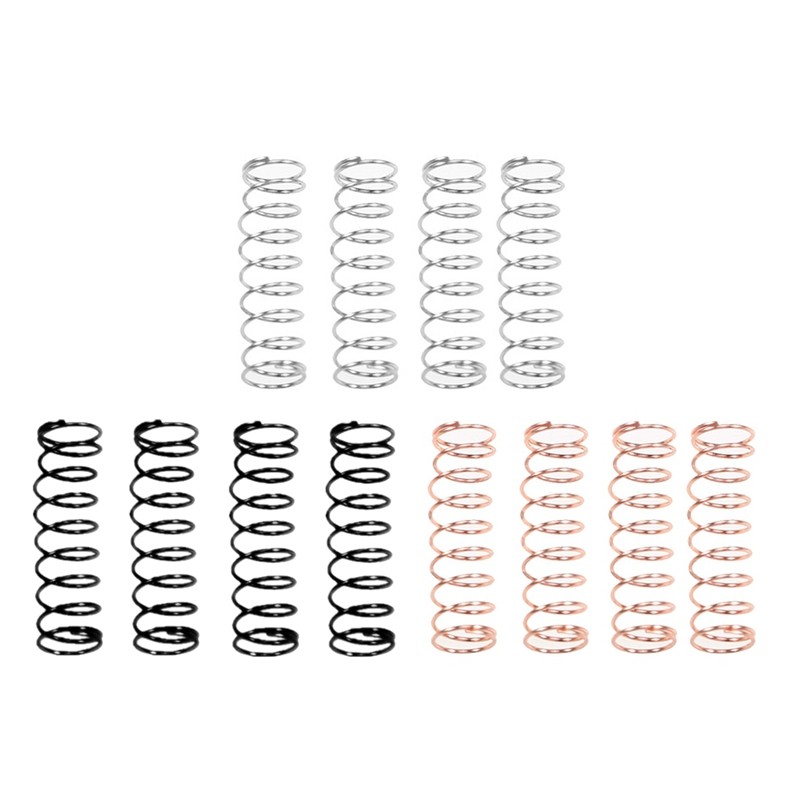 3 Sets Metal Shock Absorber Springs For 1/24 RC Crawler Car Axial SCX24 90081 Upgrade Parts