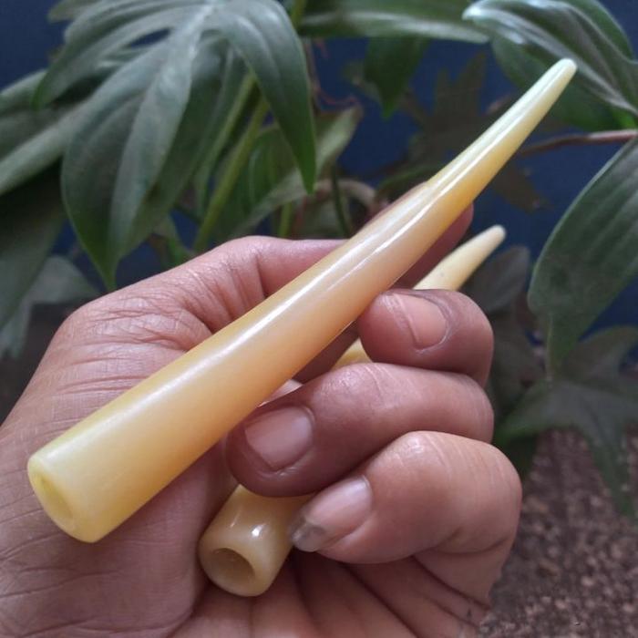 pipa tanduk tulang sapi asli pipa once tulang sapi kuning gading