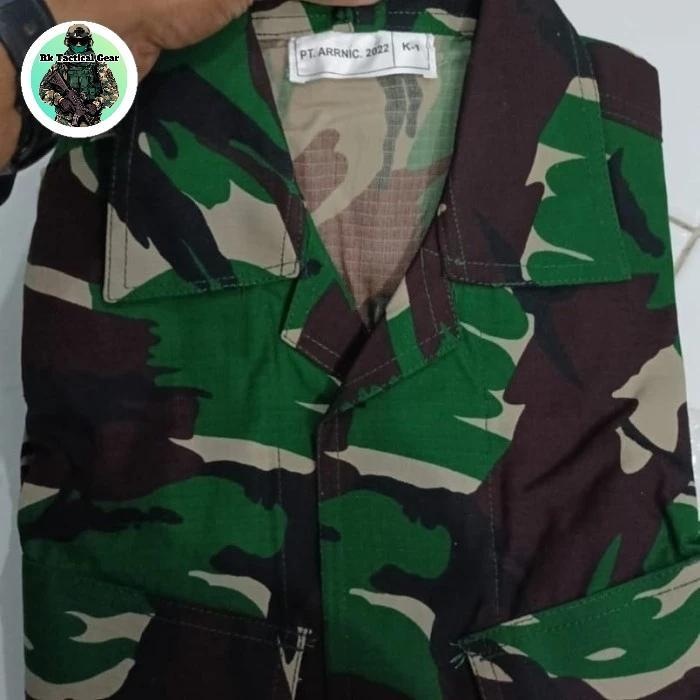 (Original) Baju Seragam Pdl Loreng - Pembagian Pt. Panca Prima Pt. Arrnich Pt. Gajah Pt. Siritex